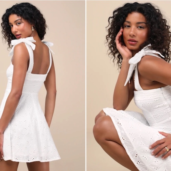 LULU's Bachelorette Engagement Bridal Shower Brunch Honeymoon Floral Casual Mini - Picture 4 of 4